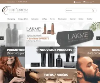 Coiff-Express.com(Grossiste Coiffure) Screenshot