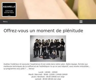 Coiffure-Aquarelle.fr(Aquarelle) Screenshot