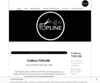 Coiffure-Topline.ch(Coiffure TOPLINE) Screenshot