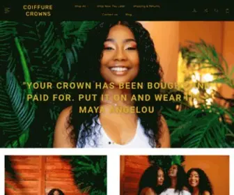 Coiffurecrowns.com(Coiffure Crowns) Screenshot