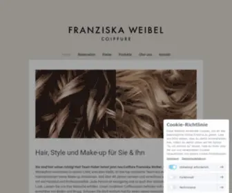 Coiffurefranziskaweibel.ch(Hair, Style und Make-up für Sie & Ihn) Screenshot