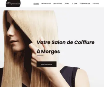 Coiffurepourungraindebeaute.ch(Salon de Coiffure à Morges #Coiffure Femme #Coiffure Homme #Coiffure Enfant) Screenshot