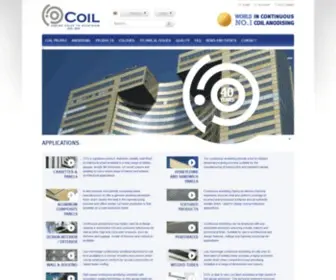 Coil.be(World No.1 in continuous coil anodising) Screenshot