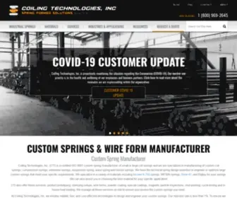 Coilingtech.com(Coiling Technologies) Screenshot