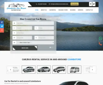 Coimbatorecarrental.com(Coimbatore Car Rental) Screenshot