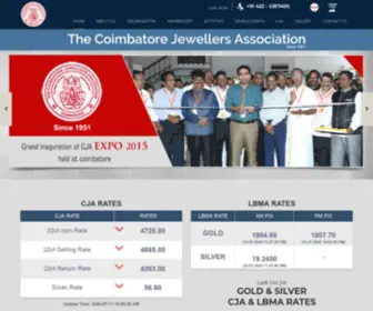 Coimbatorejewellery.org(CJA) Screenshot