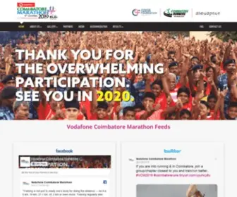 Coimbatoremarathon.com(Coimbatore Marathon 2019) Screenshot