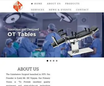 Coimbatoresurgical.com(Vibash) Screenshot