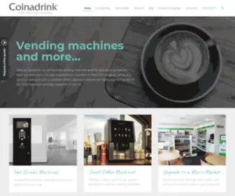 Coin-A-Drink.co.uk(Vending Machine Services) Screenshot