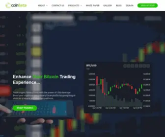 Coin-Beta.com(Digital Trading Platform) Screenshot