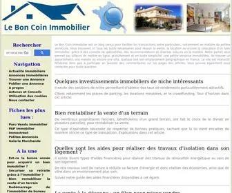 Coin-Immobilier.eu(Le Bon Coin Immobilier) Screenshot