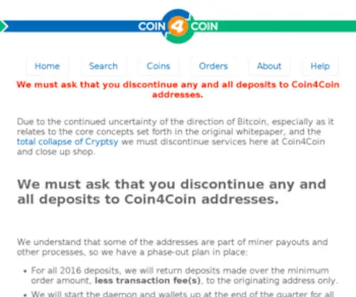 Coin4Coin.net(Coin4Coin) Screenshot