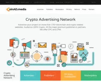 Coinad.media(Crypto Advertising Network) Screenshot