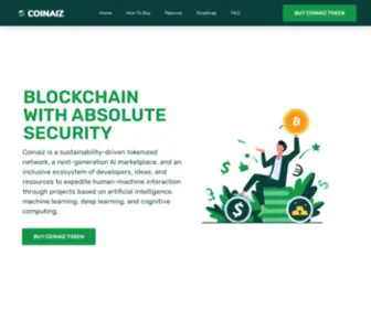 Coinaiz.space(Coinaiz crypto website) Screenshot