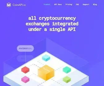 Coinapi.io(CoinAPI is a platform which) Screenshot
