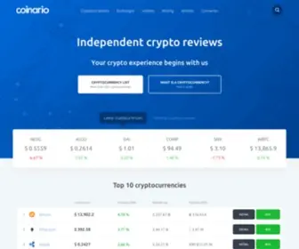 Coinario.com(Cryptocurrency) Screenshot