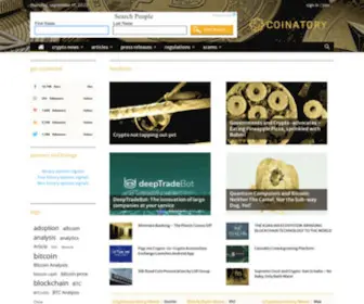 Coinatory.com(HomePage) Screenshot