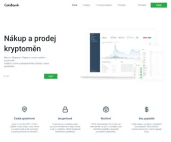 Coinbank.cz(Nákup a prodej kryptoměn) Screenshot