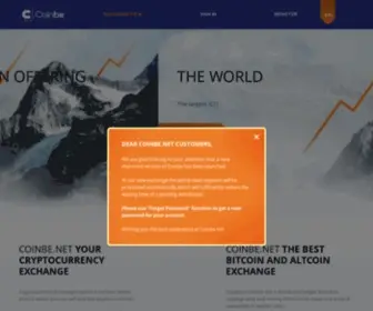 Coinbe.net(Crypto Asset Exchange) Screenshot