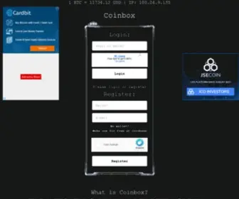 Coinbox.click(Coinbox click) Screenshot