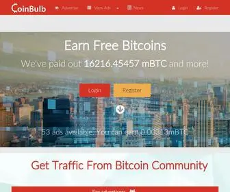 Coinbulb.com(Earn Bitcoin) Screenshot