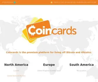 Coincards.com(Buy Gift Cards Using Bitcoin) Screenshot