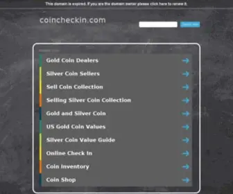 Coincheckin.com Screenshot