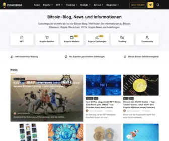 Coincierge.de(Bitcoin-blog, krypto-news und informationen) Screenshot