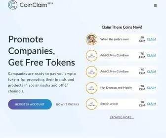 Coinclaim.io(Coinclaim) Screenshot
