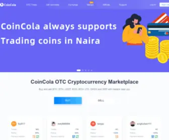 Coincola.site(Coincola Cryptocurrency Exchange) Screenshot