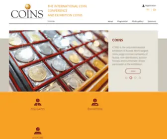 Coinconference.com(Международная конференция и выставка монет coinconference) Screenshot