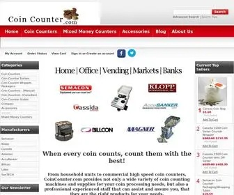 Coincounter.com(Coin Counter Machines) Screenshot