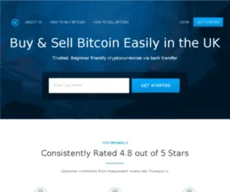 Coincut.com(Buy Bitcoins in the UK) Screenshot
