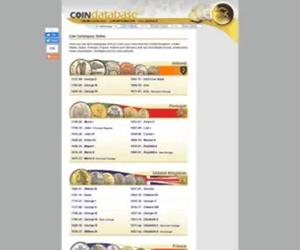 Coindatabase.com(The Coin Database) Screenshot