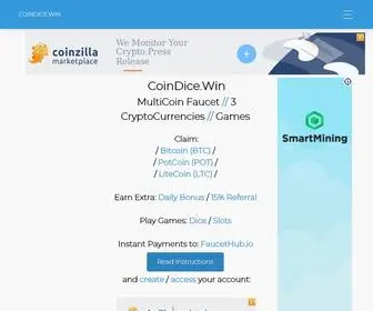 Coindice.win(Earn Crypto) Screenshot