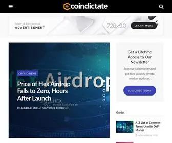 Coindictate.com(Coindictate) Screenshot