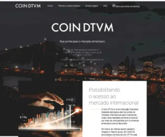 Coindtvm.com.br(Coin DTVM) Screenshot
