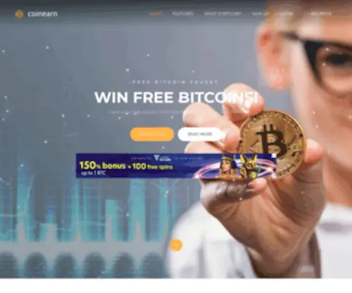 Coinearn.net(Free Bitcoin Faucet) Screenshot
