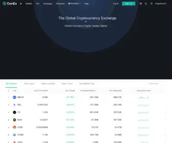 Coinex.land(Global Crypto Exchange) Screenshot