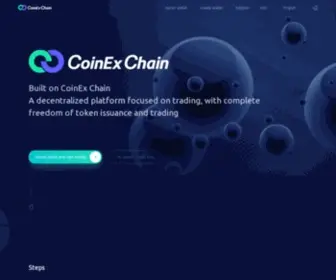 Coinex.net(CoinEx Smart Chain (CSC) Explorer) Screenshot