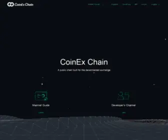 Coinex.org(Born For Open Finance) Screenshot