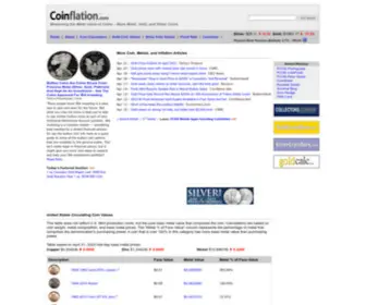 Coinflation.com(Current Melt Value Of Coins) Screenshot
