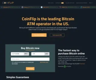 Coinflip.tech(CoinFlip Bitcoin ATMs) Screenshot