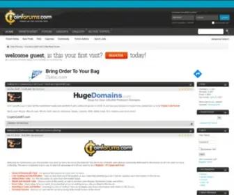 Coinforums.com(Coin forum) Screenshot