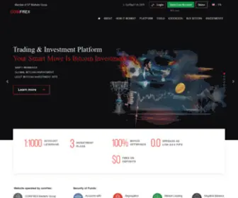 Coinfrex.com(World Leader in Bitcoin Trading) Screenshot