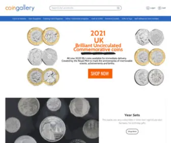 Coingallery.co.uk(Collectable Coins) Screenshot