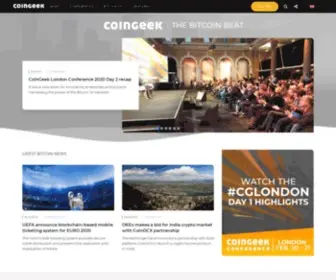 Coingeek.com(Sales Inquiry) Screenshot