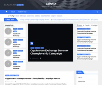 Coinhut.eu(Crypto News) Screenshot