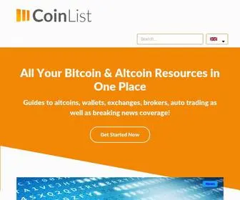 Coinlist.me(All About Cryptocurrency Coins) Screenshot