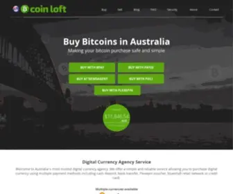 Coinloft.com.au(Buy Bitcoin Australia) Screenshot